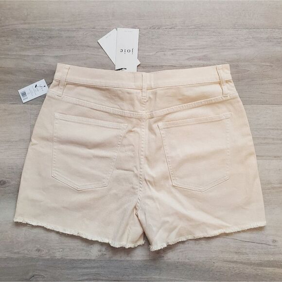 Joie Womens Hauser Frayed Raw Hem High Waisted Jean Shorts - Picture 4 of 7